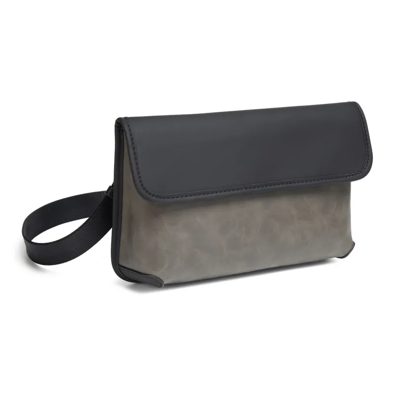 Slazenger PU Crossbody Bags Men's Gray Green-1