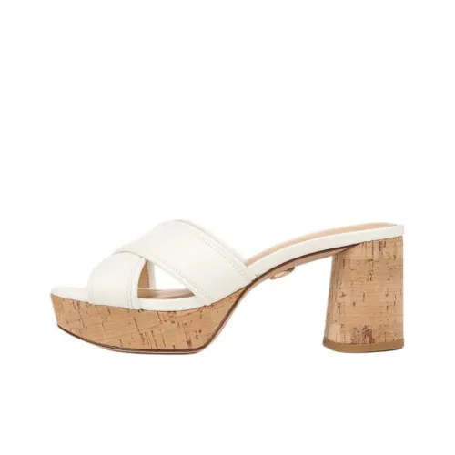 VERONICA BEARD Slide Slippers 7cm Women's White