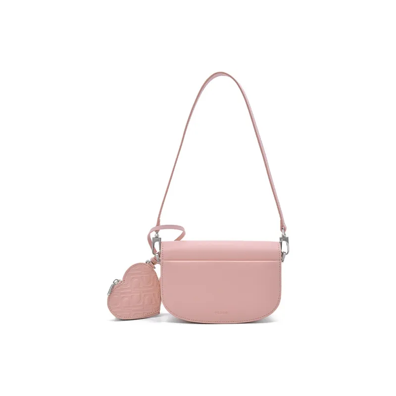 PEDRO Cow Leather Shoulder Bag Women's Pink-2