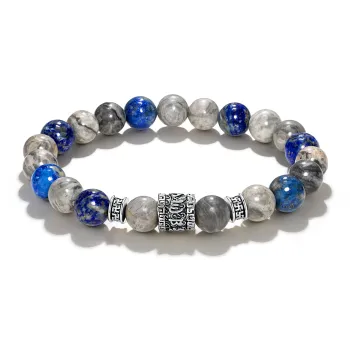 Jodie&Kevin Map Stone Jade Bracelets Men's