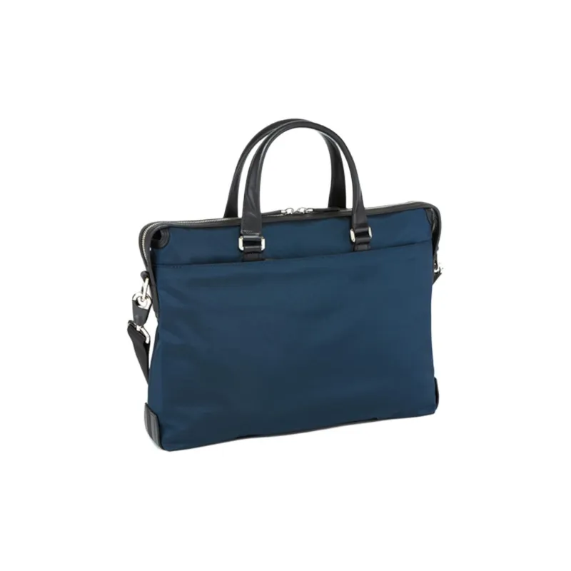 TUMI Nylon One Shoulder Crossbody Laptop Bag Portable Briefcase Medium Size Men's Marine Blue-2