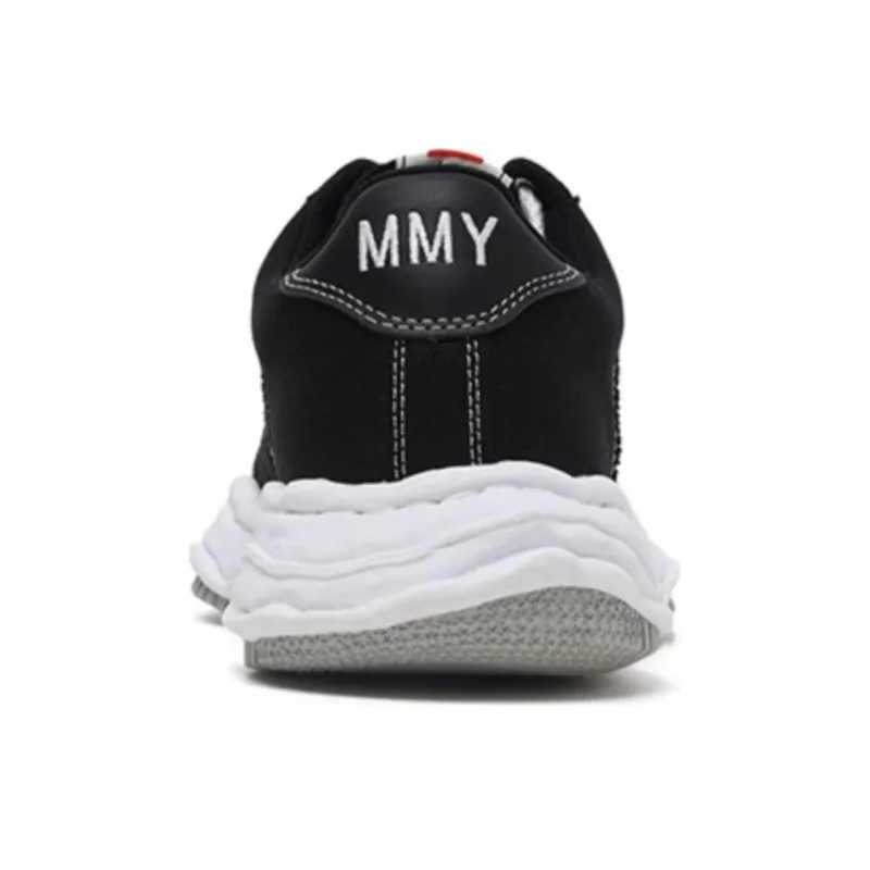 MIHARA YASUHIRO Wayne Low-Top Skateboard Shoes Unisex Black-5