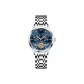 White Case Blue Dial White Steel Band