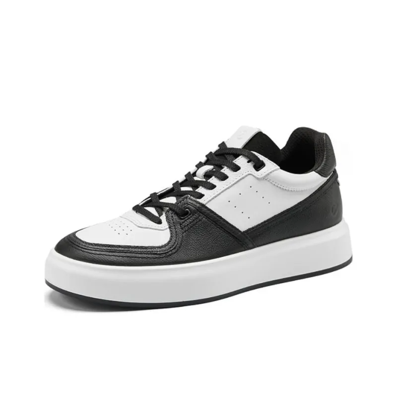 Ecco Skateboard Shoes Men's Black White-2