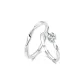 Sparkling Galaxy Couple Rings