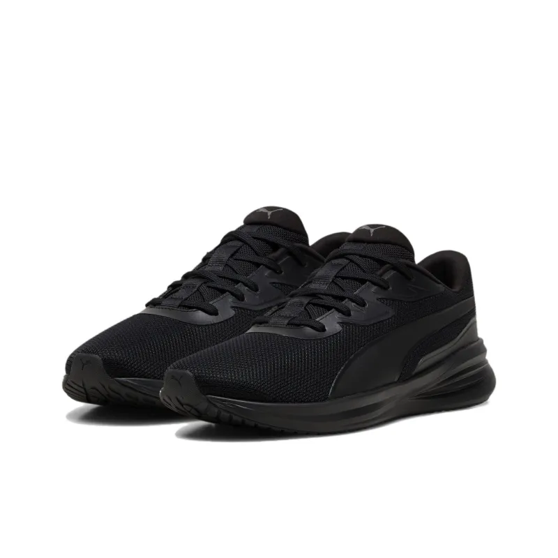 PUMA Night Runner V3 Anti Slip And Wear Resistant Support Low Top Casual Running Shoes Unisex Black-2