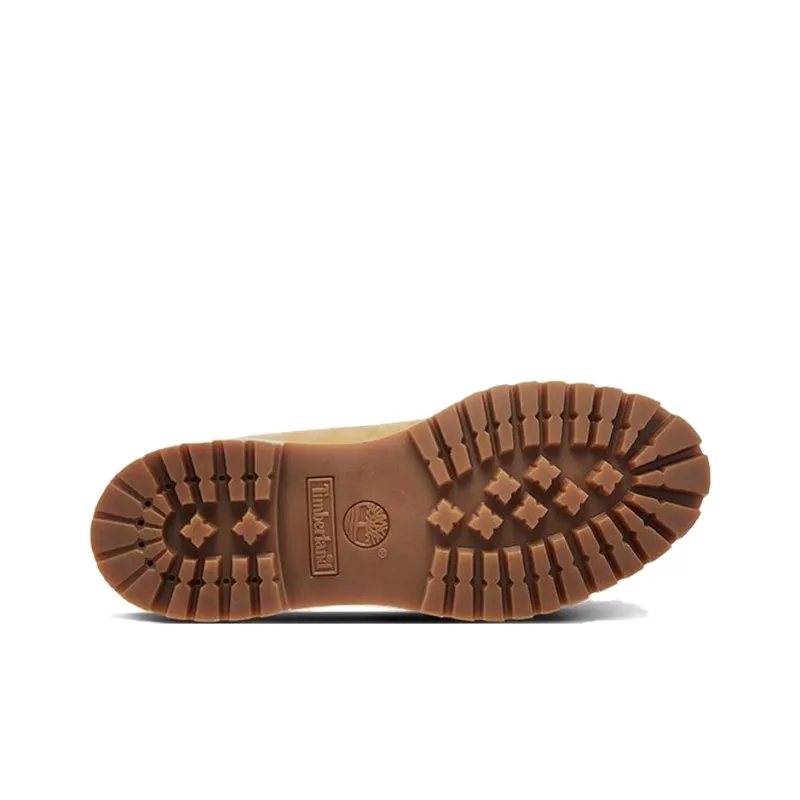 Timberland 6 Inch Premium Logo Wide Fit Boots 'Wheat Nubuck'-4