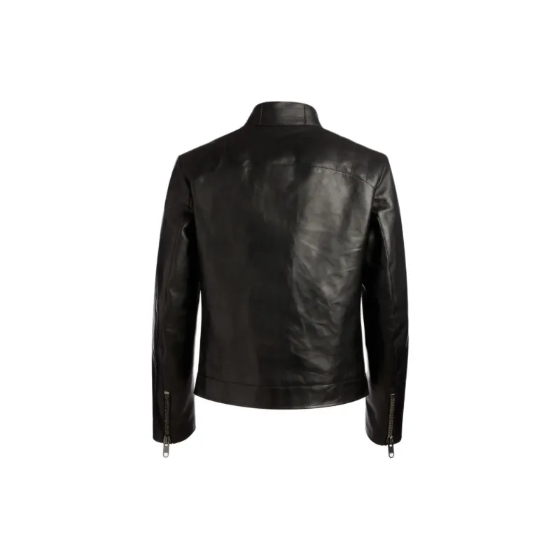 BALLY X Adrien Brody Zipped Biker Jacket-1