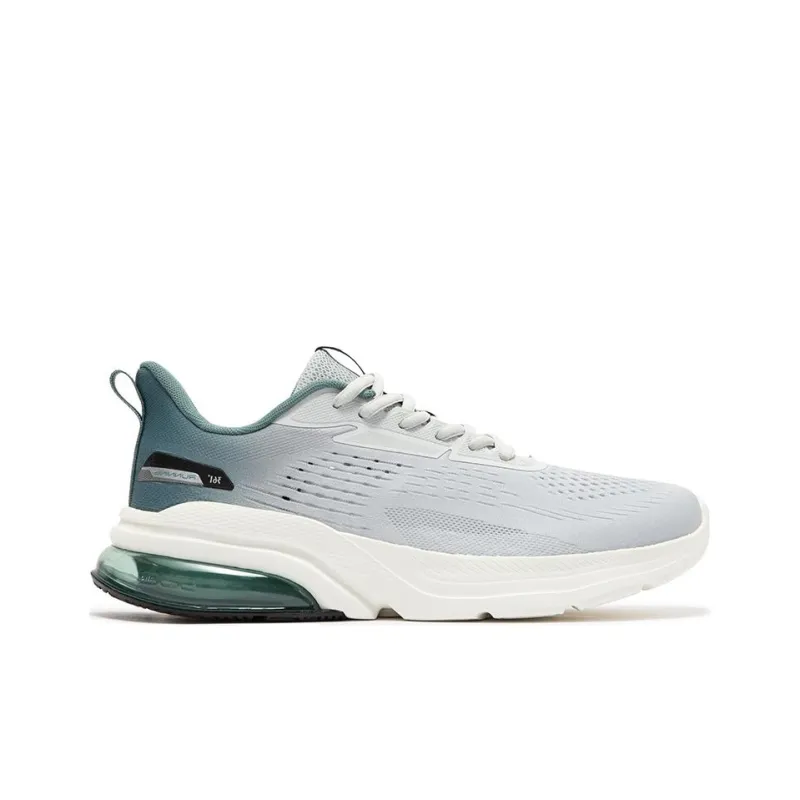 361° Anti Slip Wear Resistant Low Top Casual Running Shoes Men's Gray Green-1