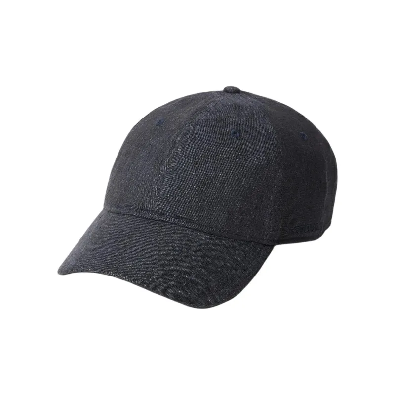 STETSON Linen Baseball Caps Unisex Dark Gray-0
