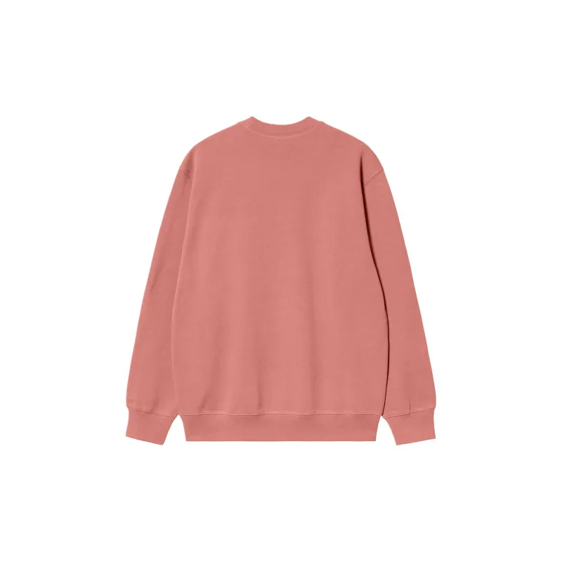 Carhartt WIP Logo Embroidered Crewneck Sweatshirt-1