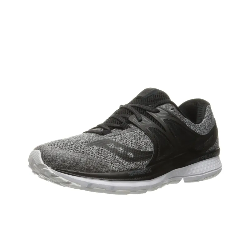 Saucony Triumph ISO 3 Wear-Resistant Slip-Resistant Low-Top Running Shoes Men's Gray Black-0