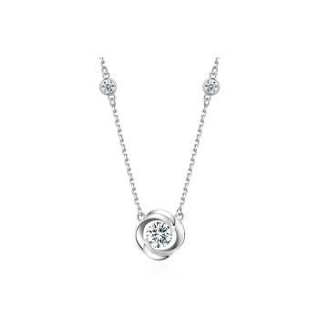 ZSY Sterling Silver Necklaces Women's Silver