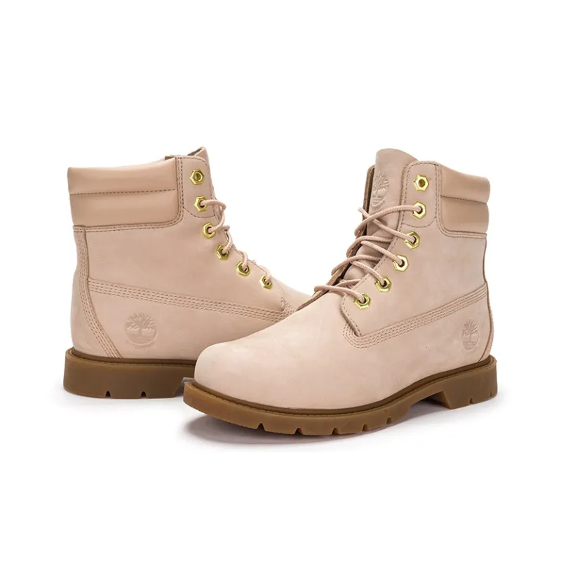 Timberland Linden Woods 6 Inch Waterproof Boots 'Light Beige Nubuck' Women's-4