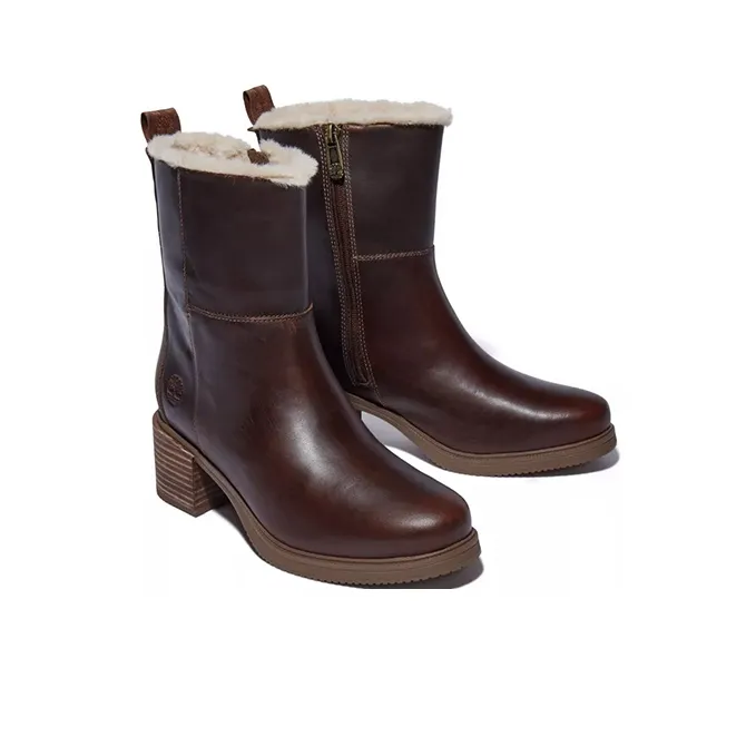 Timberland Dalston Vibe Ankle Boots Women's Burgundy-3