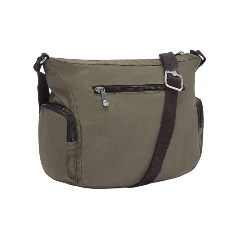 Kipling Nylon Crossbody Bag, Shoulder Bag Unisex Moss Green-2