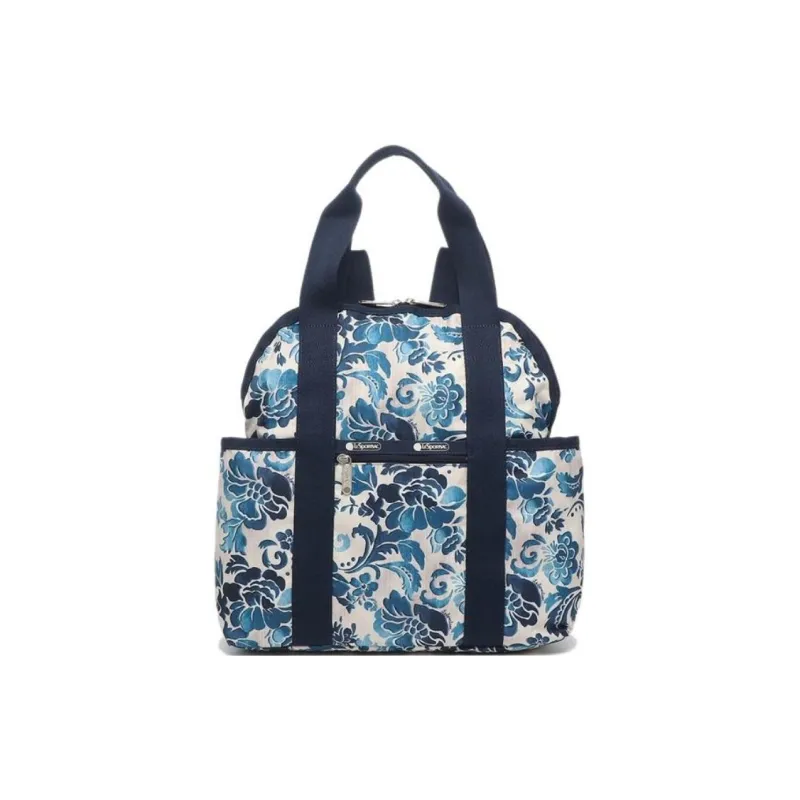 LeSportsac Polyester Backpack Women's Blue & White-0
