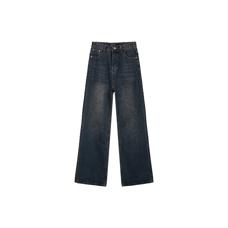Active Essentials For Spring And Summer Fashion Versatile Jeans Women's Classic Blue-0