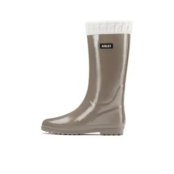 AIGLE Eliosa Winter Rain Boots Women's Gray