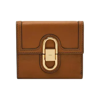 FOSSIL Leather Wallet Women's Brown