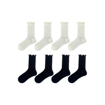 Evening Classroom Mid Calf Socks Women's 8 Pack