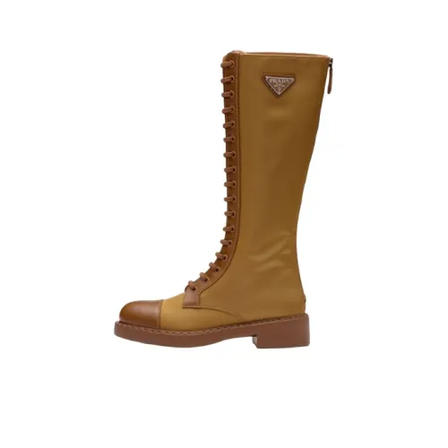 PRADA Knee-high Boots Women's Brown