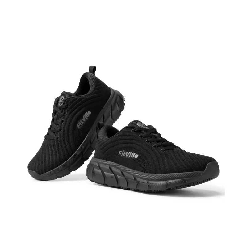 Fitville Wear-Resistant Slip-Resistant Low-Top Running Shoes Women's Sky Blue-11