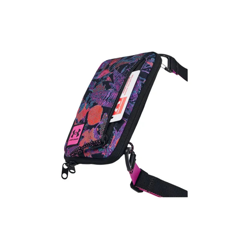 Under Armour Polyester Fanny Pack Sling Bag Crossbody Bag Small Size Unisex Sky Pink/Black-2