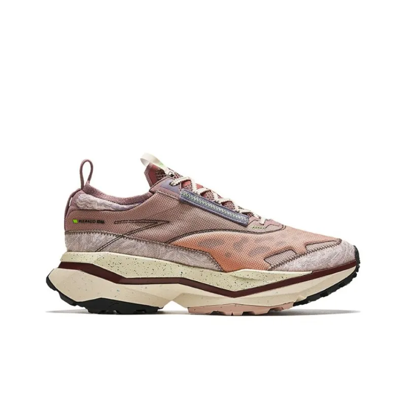 Anta Champion Series Wear-Resistant Low-Top Trail Running Running Shoes Men's Brown Red-1