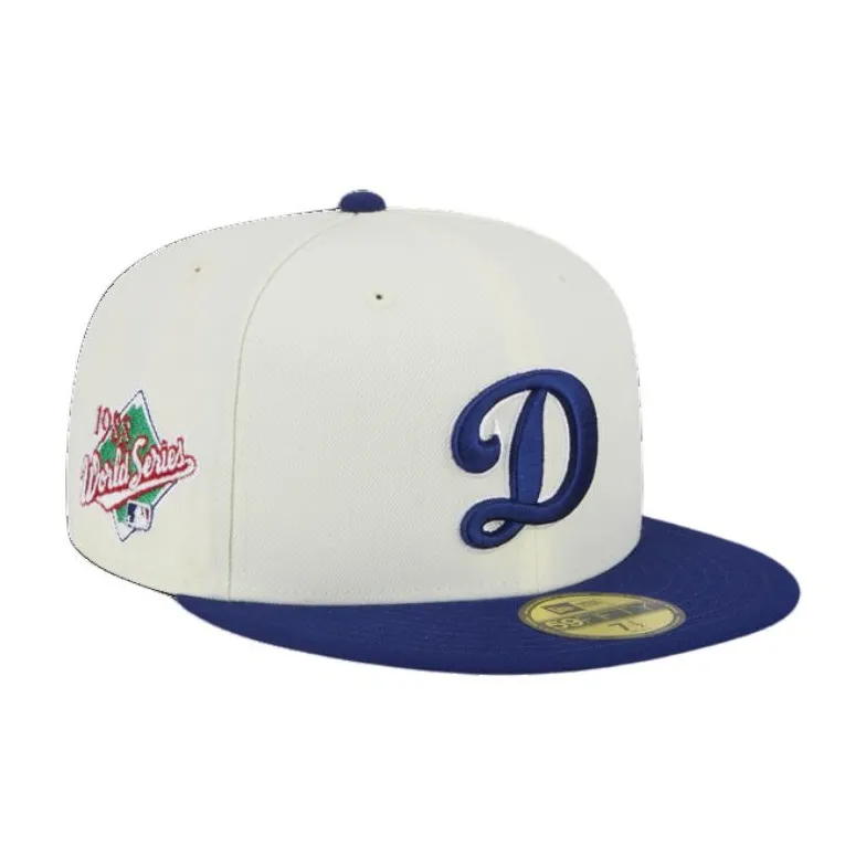 New Era Polyester, Cotton Baseball Caps Men's Beige/Marine Blue-2