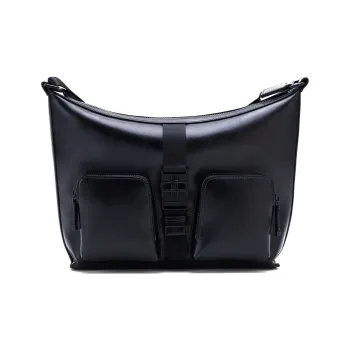 PEDRO Pu Shoulder Bag Men's Black Army Green/Light Taupe