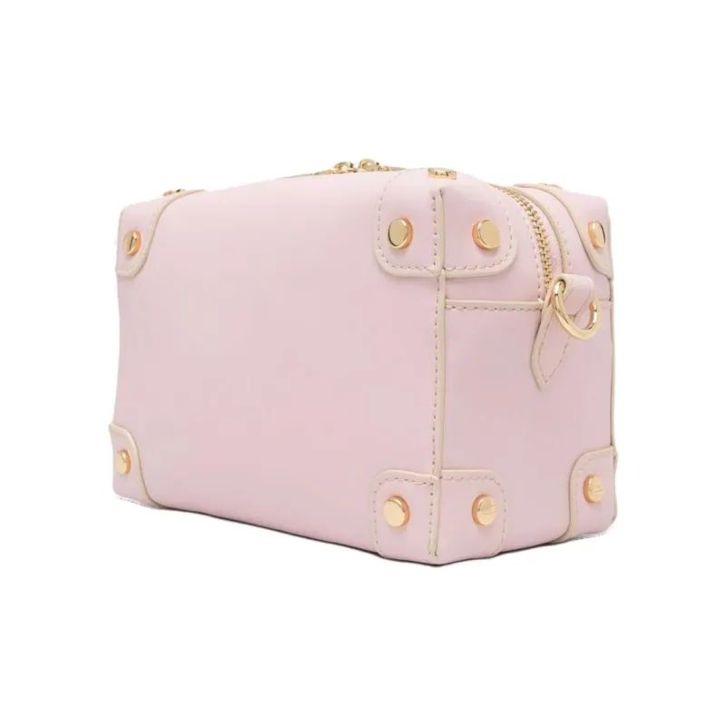 LOVE MOSCHINO Polyurethane Shoulder Bag Crossbody Bag Women's Pink-2