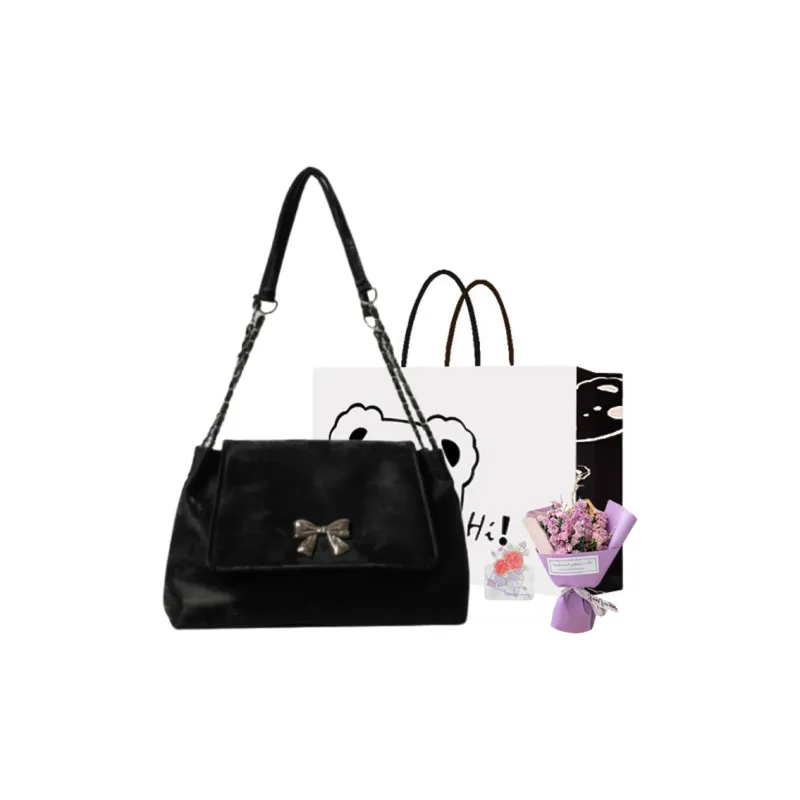 NX DOUGHNUT PU Shoulder Bag Regular Women's White/Black/Blue/Pink-19
