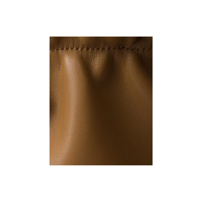 PRADA Nappa Leather Crossbody Bag Shoulder Bag Women's Caramel-5