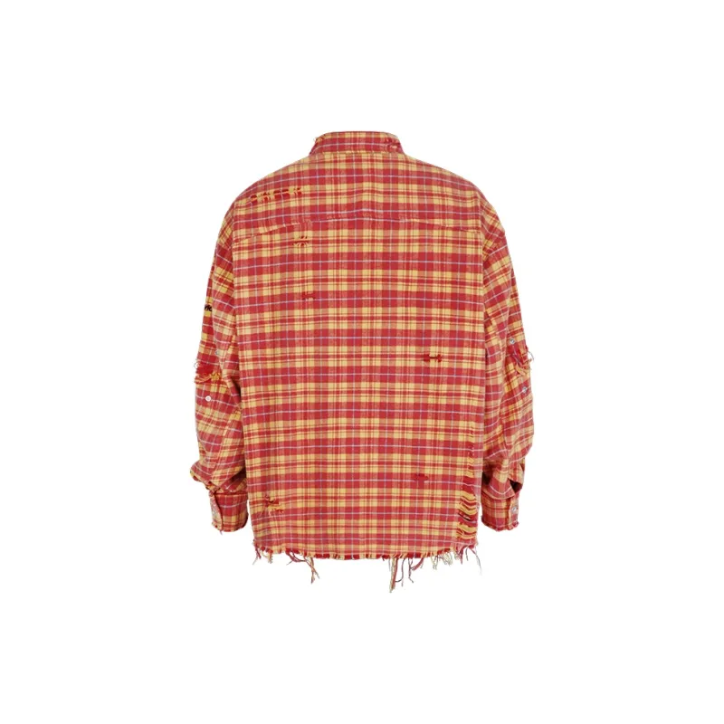 Antidote Worldwide Shirt Unisex Red Plaid-1