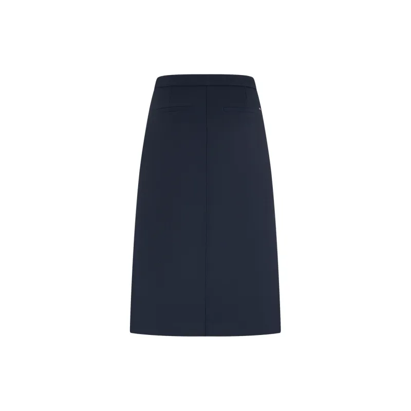 Tommy Hilfiger Casual Long Skirt Women's Navy Blue-1