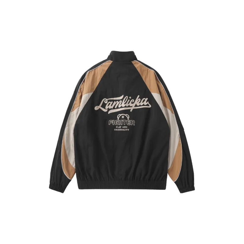 LAMLICKA Jacket Unisex Black & Coffee-1