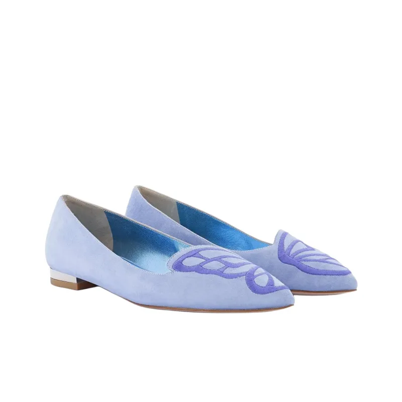 Sophia Webster Butterfly Casual Single Shoes Women's Light Blue-3