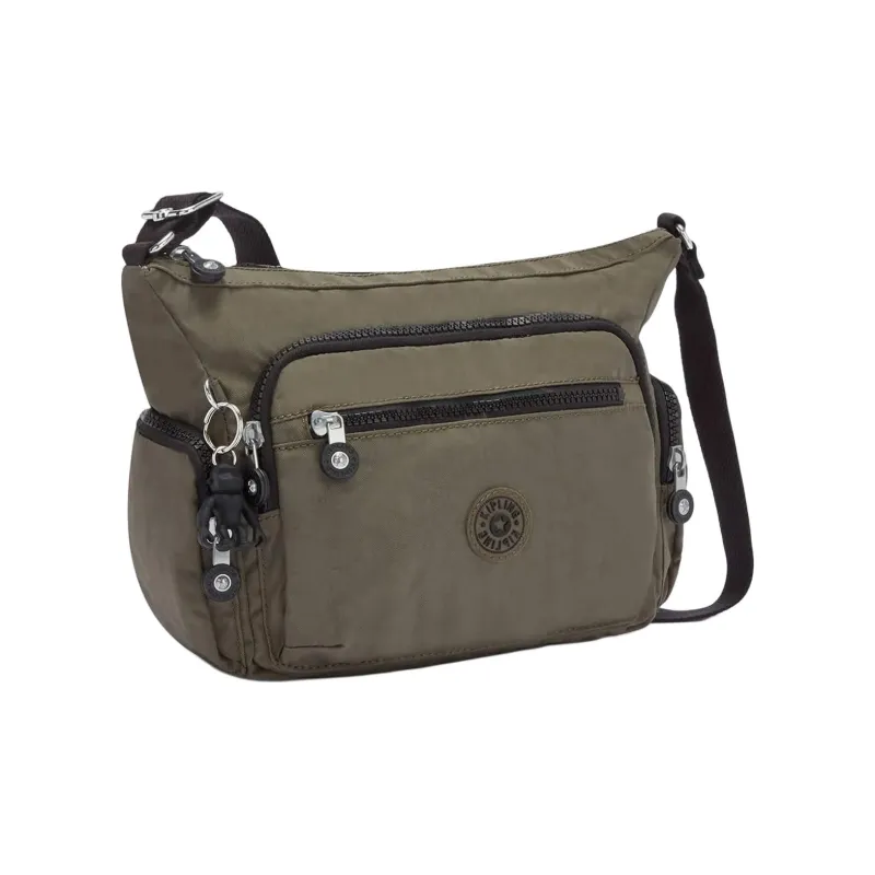 Kipling Nylon Crossbody Bag, Shoulder Bag Unisex Moss Green-1