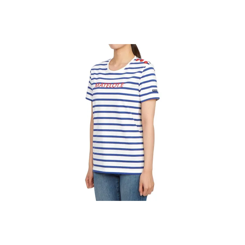 SAINT JAMES T Shirt Women's Marine Blue-2