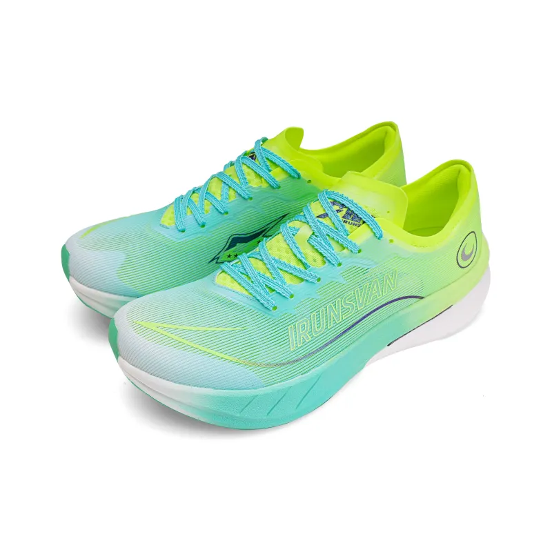 IRUNSVAN Low-Top Running Shoes Unisex Dancing Greenery-2