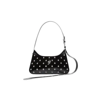 Acne Studios Platt Series Calfskin Portable Crossbody Bag Shoulder Bag Women's Black