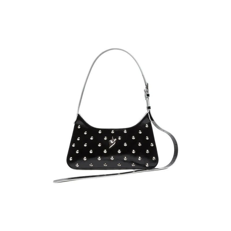 Acne Studios Platt Series Calfskin Portable Crossbody Bag Shoulder Bag Women's Black-0