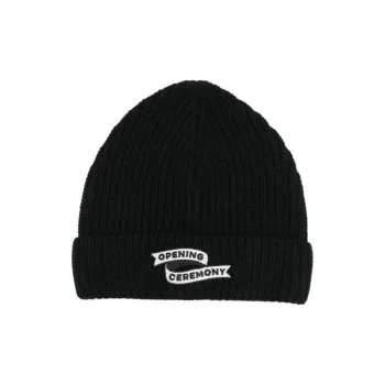 Opening Ceremony Flag Logo Knitted Beanie Hat