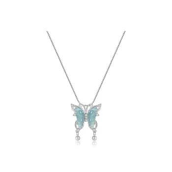 MINTLEAF Glutinous Jade Necklaces Women's