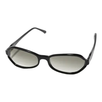 OUR LEGACY Acetate Irregular Shape Sunglasses Unisex Black