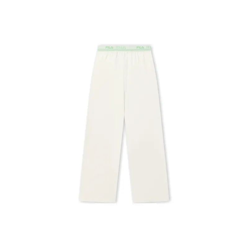FILA Knitted Sweatpants Women's Cream White-1