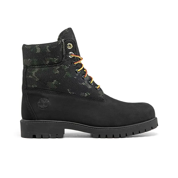 Timberland Heritage 6 Inch Boot 'Black Nubuck With Camo'-1