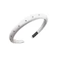 Slim Polka Dot Headband-White
