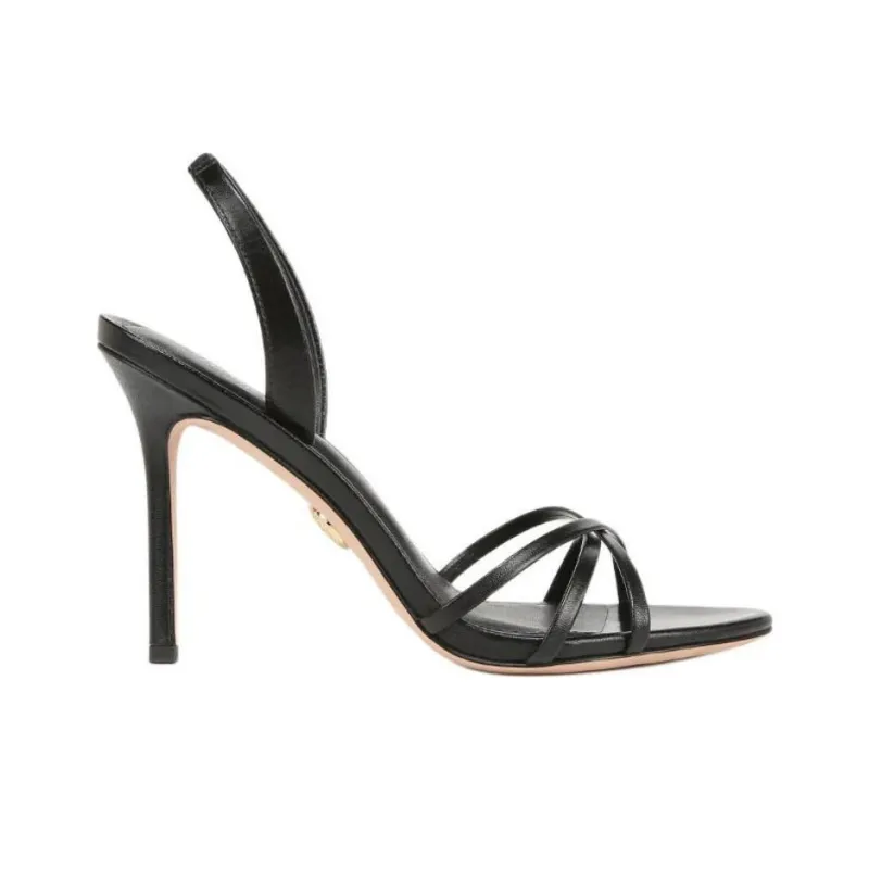 VERONICA BEARD Adelle Strap Sandals 10.1cm Women's Black-1